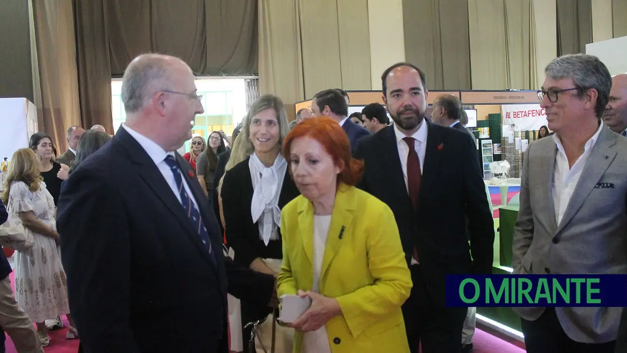 Dois ministros na inauguração da Feira Nacional de Agricultura em Santarém