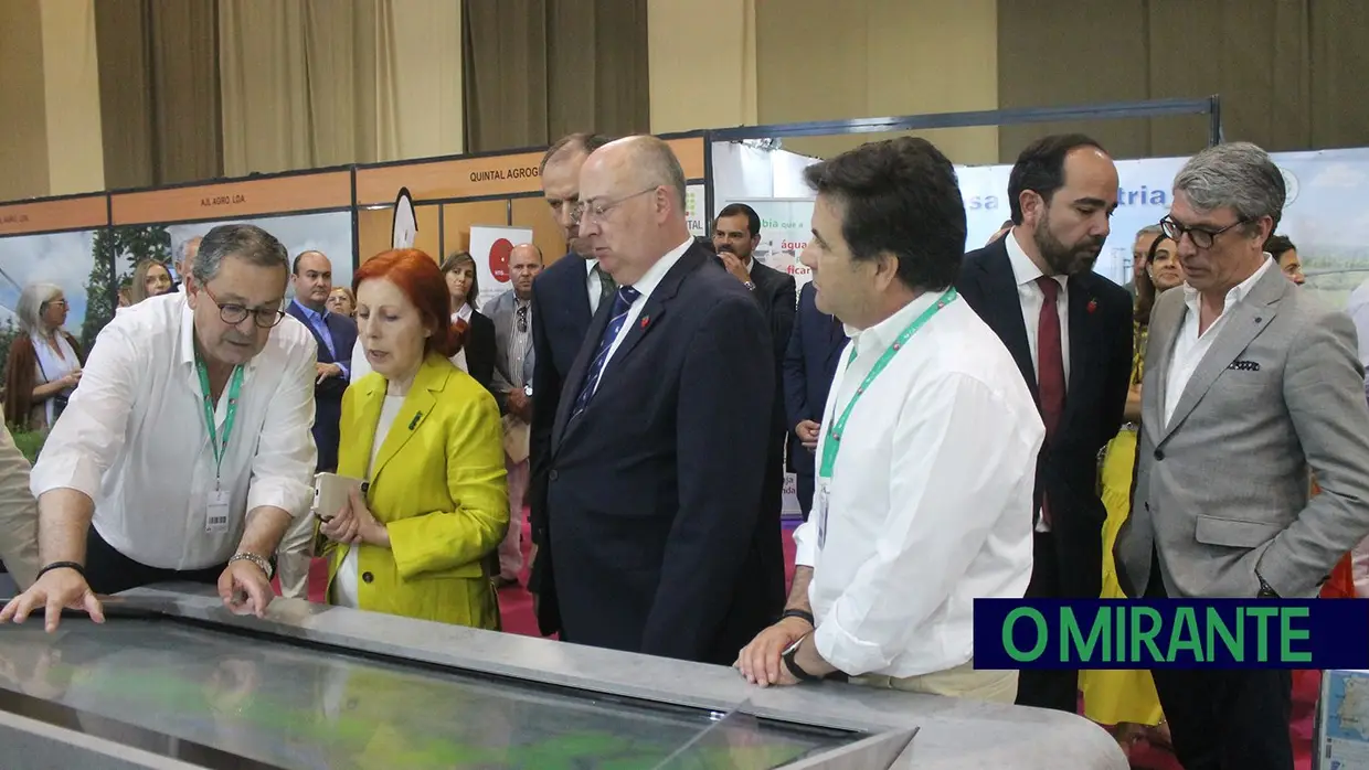 Dois ministros na inauguração da Feira Nacional de Agricultura em Santarém