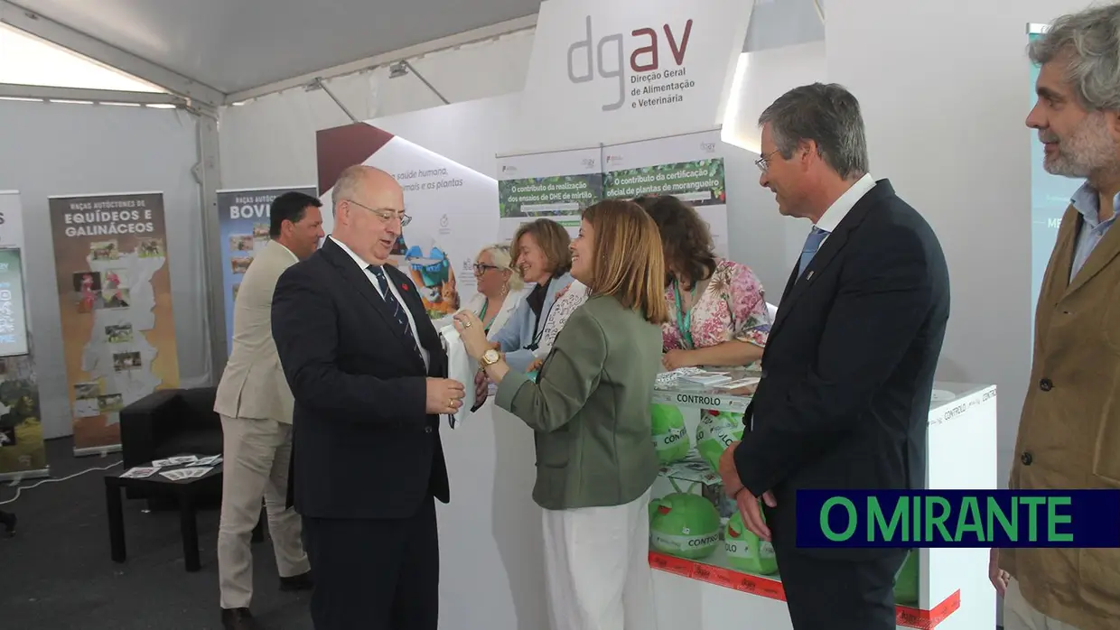 Dois ministros na inauguração da Feira Nacional de Agricultura em Santarém
