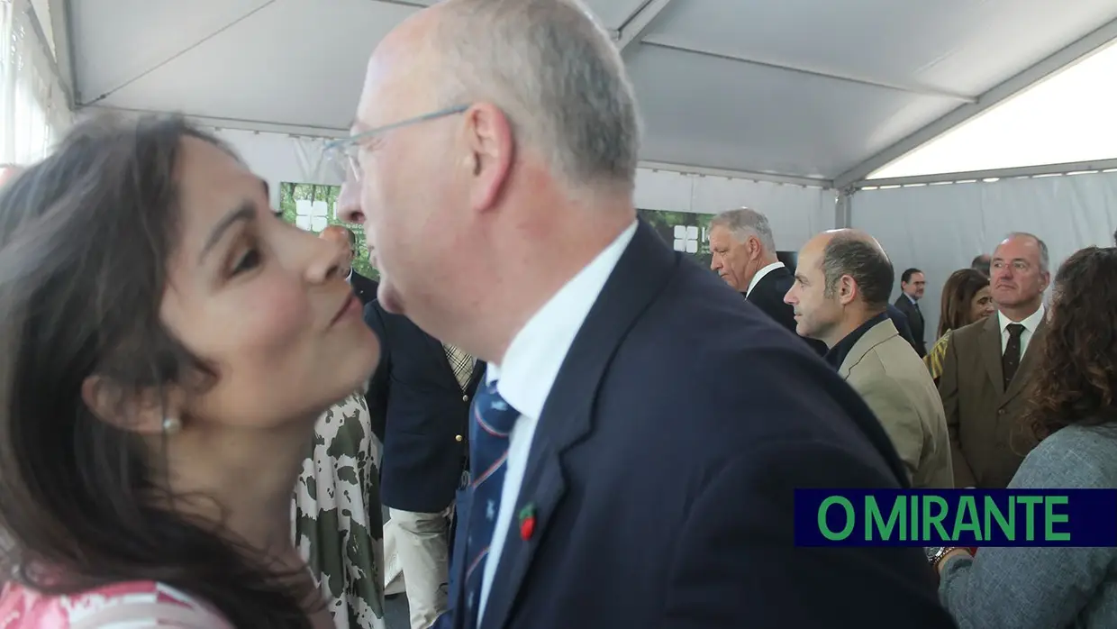 Dois ministros na inauguração da Feira Nacional de Agricultura em Santarém