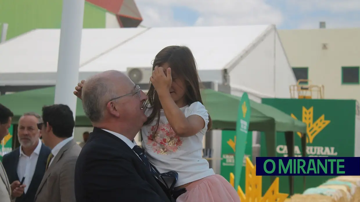Dois ministros na inauguração da Feira Nacional de Agricultura em Santarém