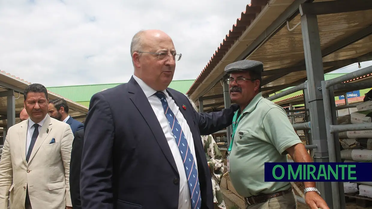 Dois ministros na inauguração da Feira Nacional de Agricultura em Santarém