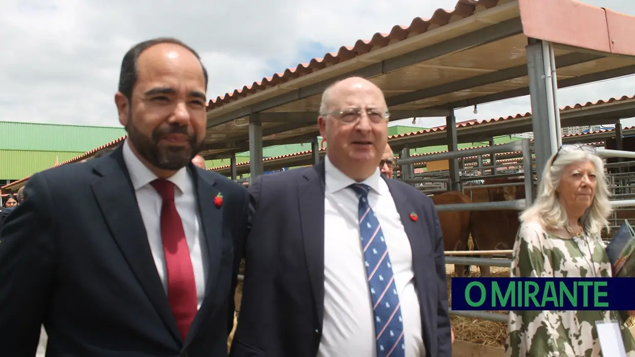 Dois ministros na inauguração da Feira Nacional de Agricultura em Santarém