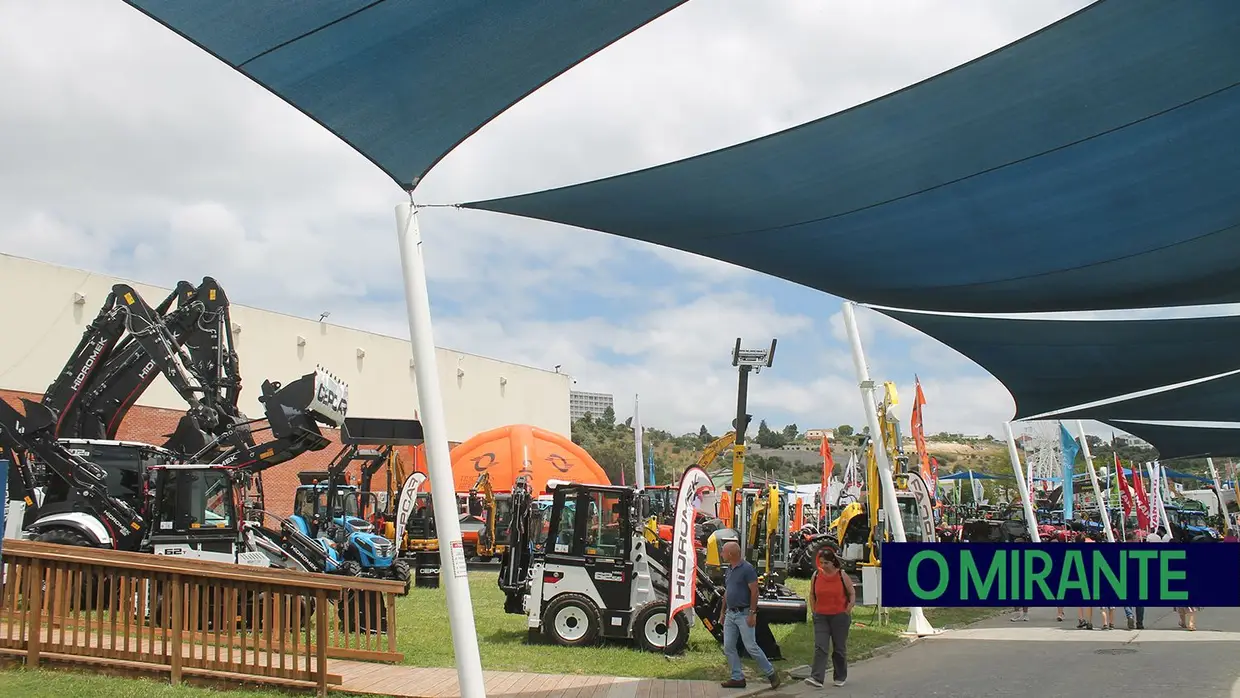 Dois ministros na inauguração da Feira Nacional de Agricultura em Santarém