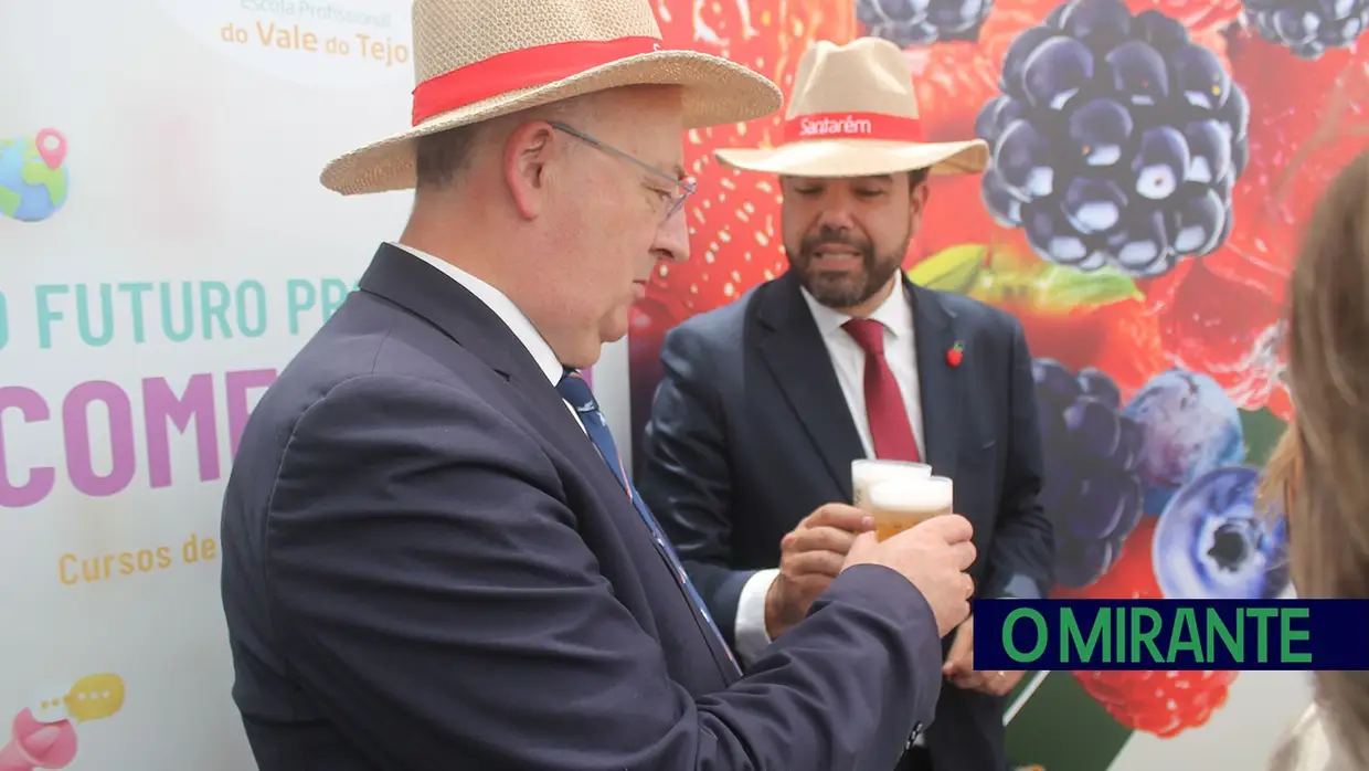 Dois ministros na inauguração da Feira Nacional de Agricultura em Santarém