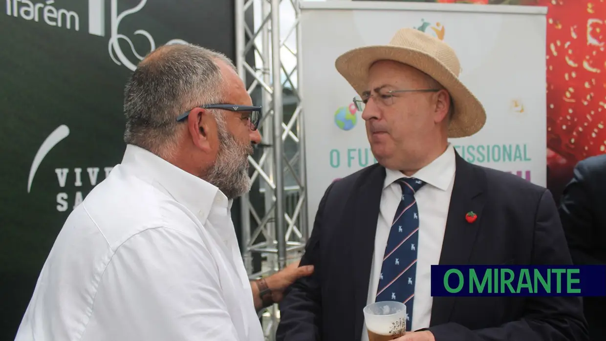 Dois ministros na inauguração da Feira Nacional de Agricultura em Santarém