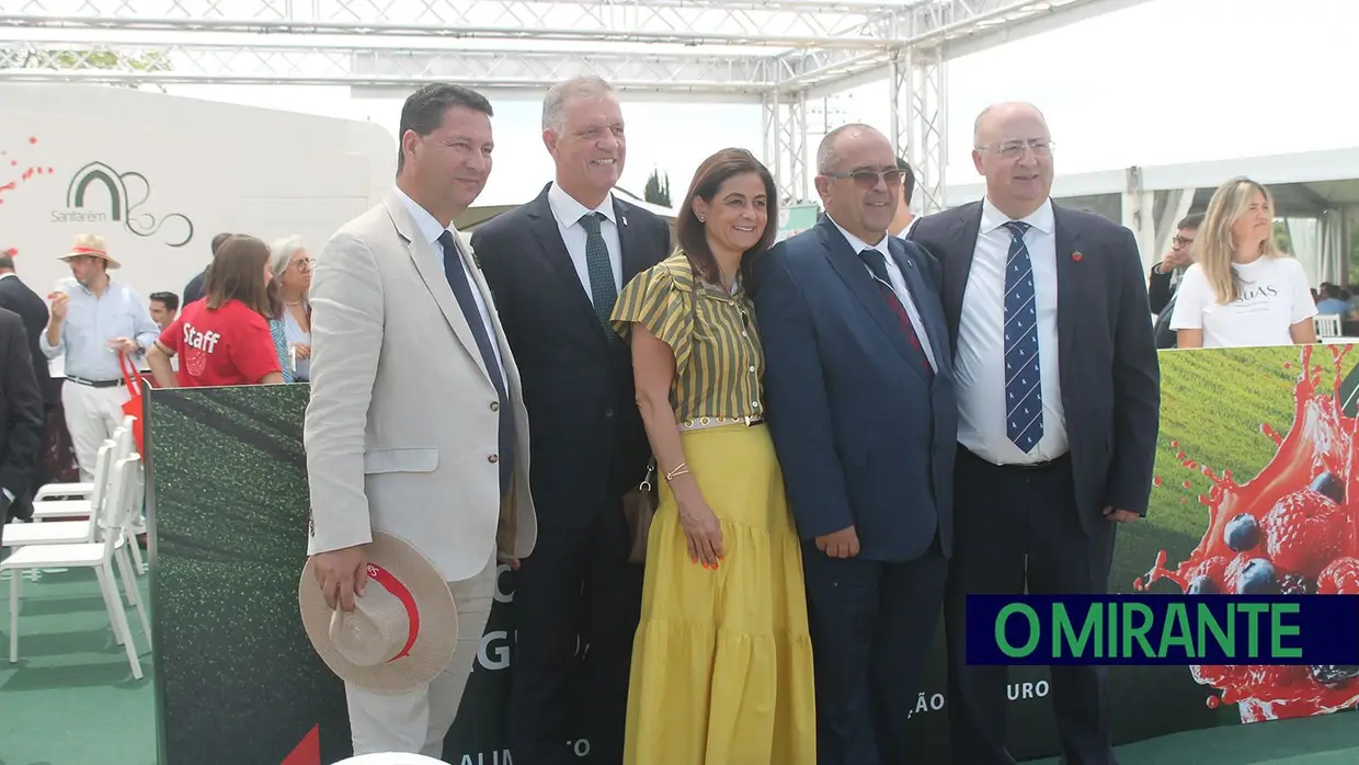 Dois ministros na inauguração da Feira Nacional de Agricultura em Santarém