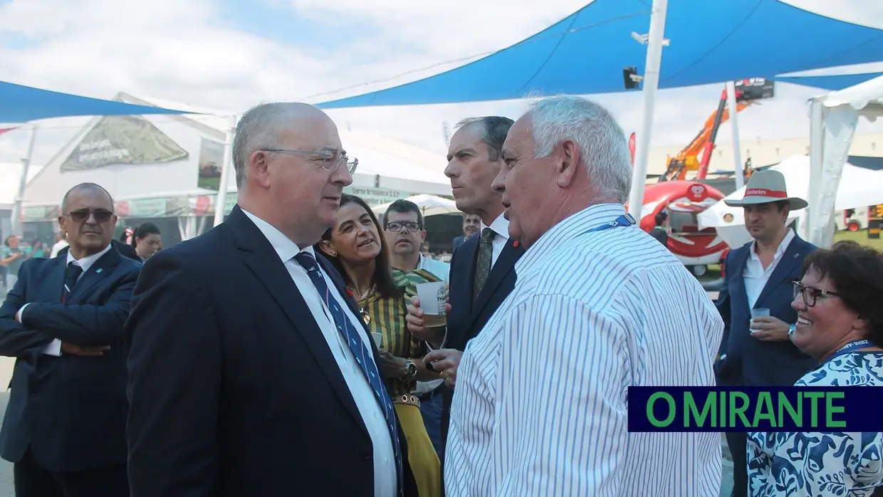 Dois ministros na inauguração da Feira Nacional de Agricultura em Santarém