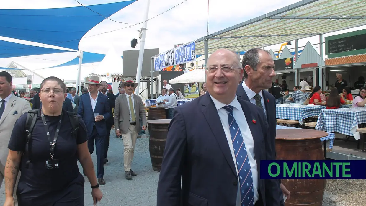 Dois ministros na inauguração da Feira Nacional de Agricultura em Santarém