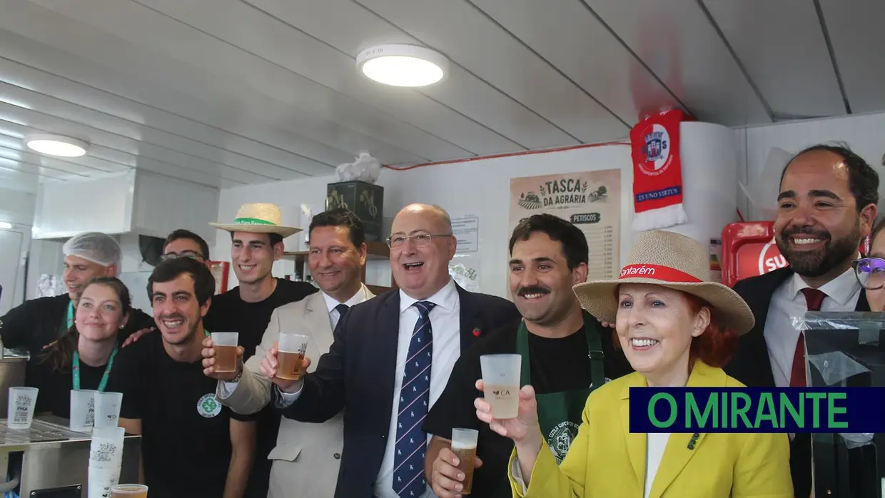 Dois ministros na inauguração da Feira Nacional de Agricultura em Santarém