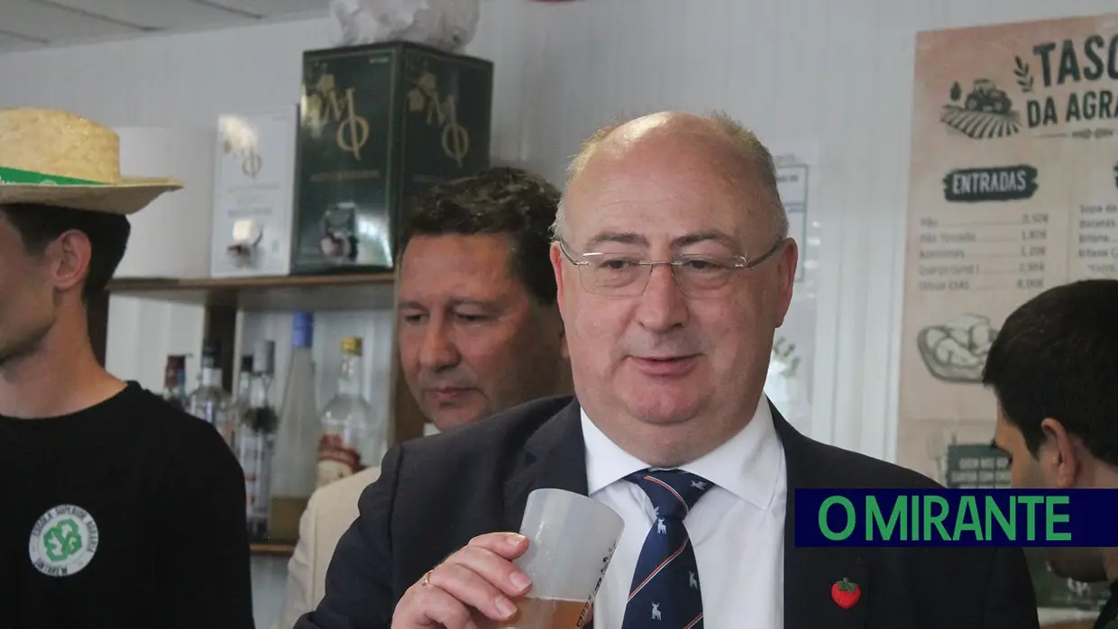 Dois ministros na inauguração da Feira Nacional de Agricultura em Santarém