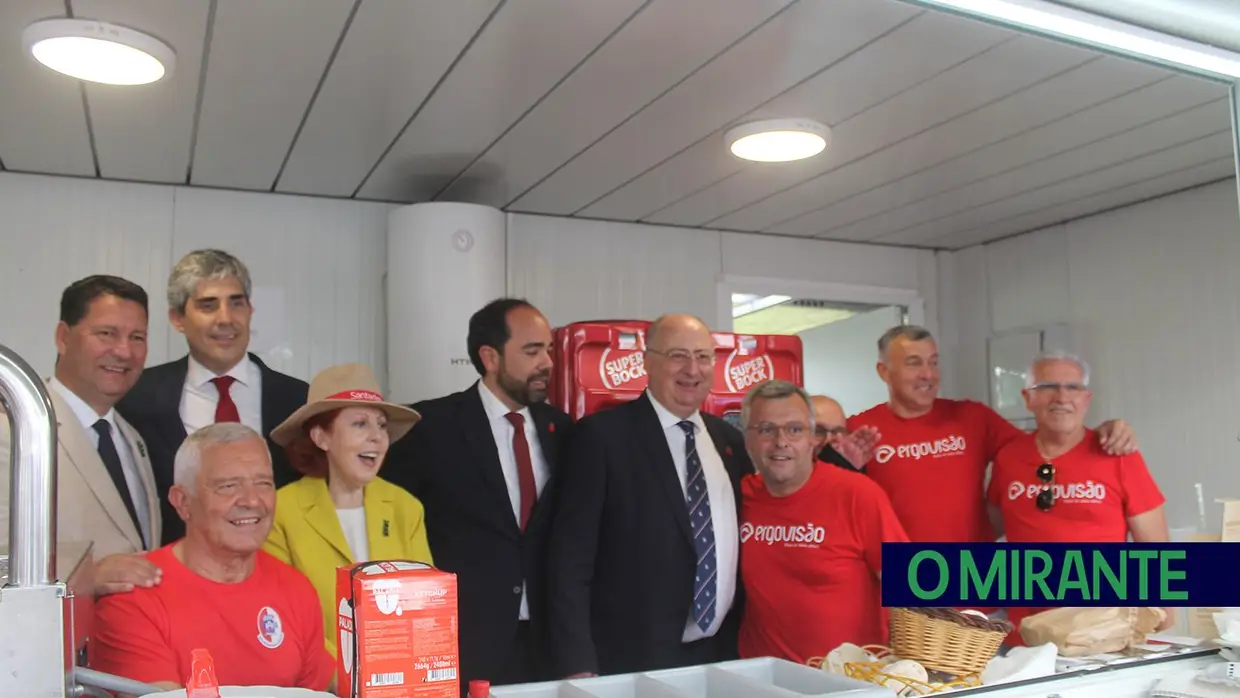 Dois ministros na inauguração da Feira Nacional de Agricultura em Santarém