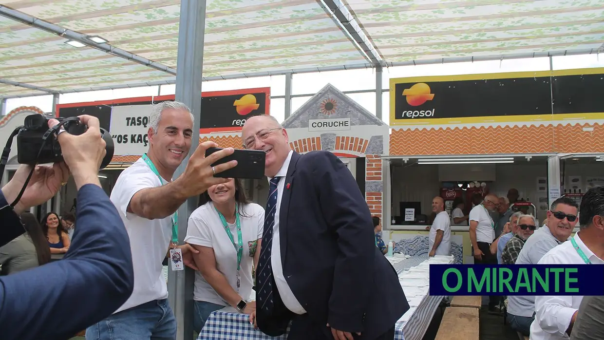 Dois ministros na inauguração da Feira Nacional de Agricultura em Santarém