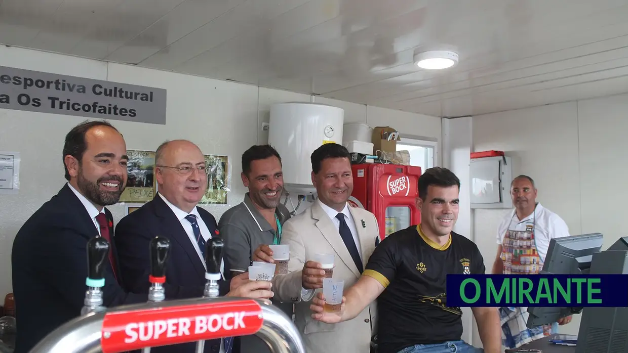 Dois ministros na inauguração da Feira Nacional de Agricultura em Santarém