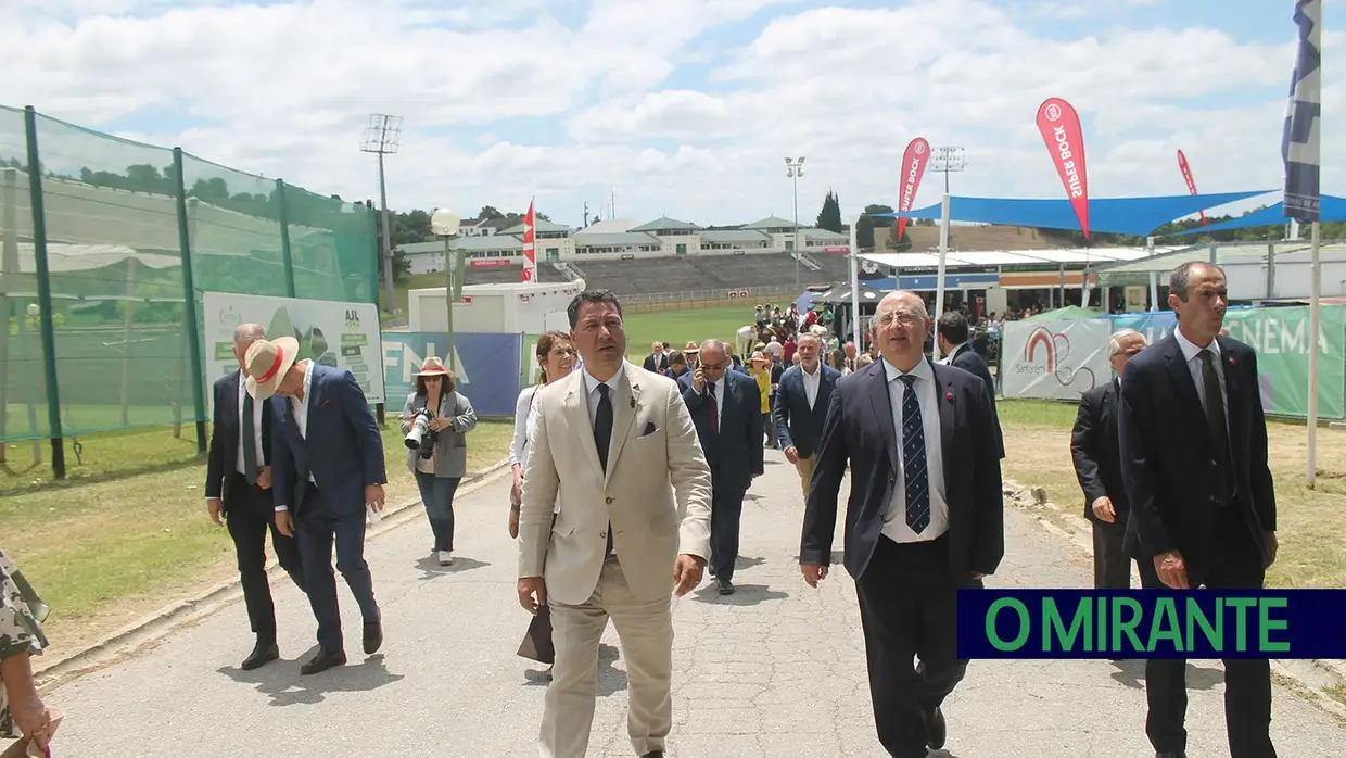 Dois ministros na inauguração da Feira Nacional de Agricultura em Santarém