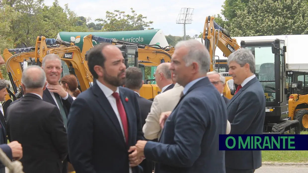 Dois ministros na inauguração da Feira Nacional de Agricultura em Santarém