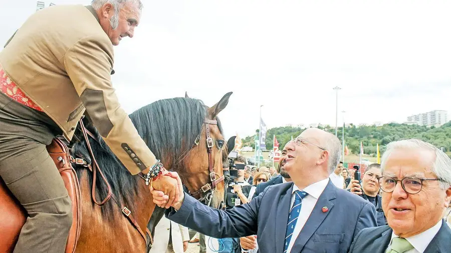 Dois homens do Norte na inauguração da Feira de Santarém