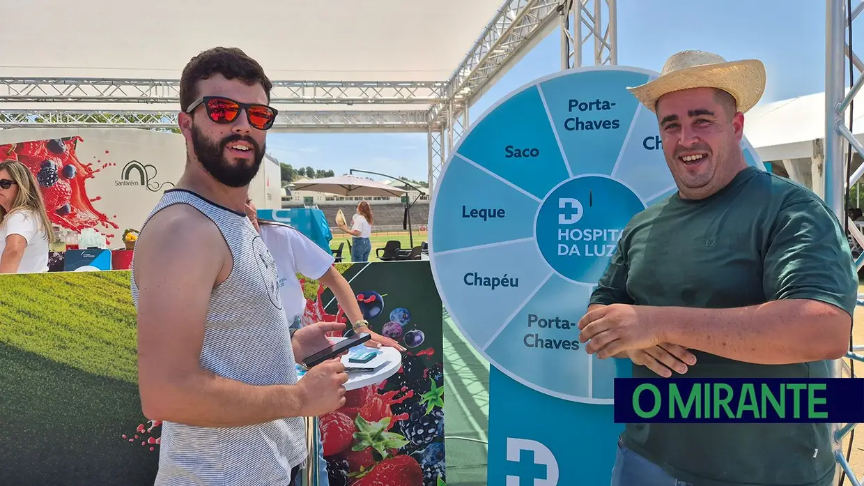 Hospital da Luz Ribatejo aproxima-se dos visitantes da FNA com limonadas, fotografias e brindes
