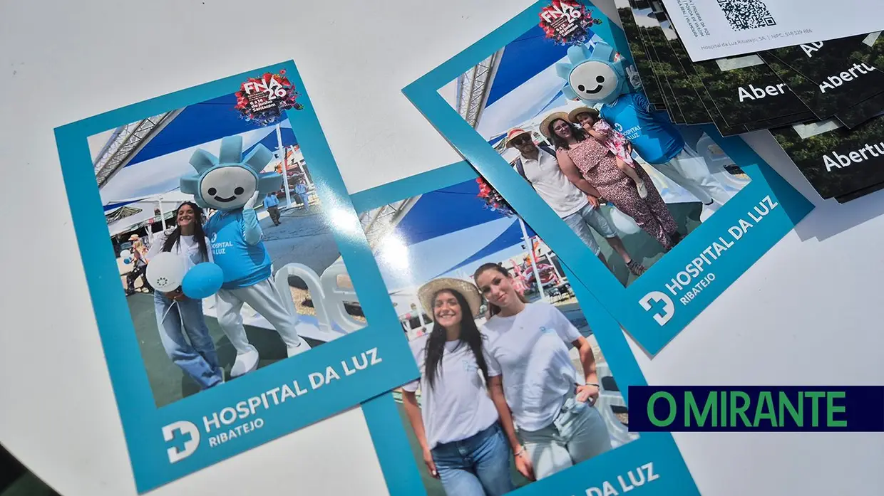 Hospital da Luz Ribatejo aproxima-se dos visitantes da FNA com limonadas, fotografias e brindes