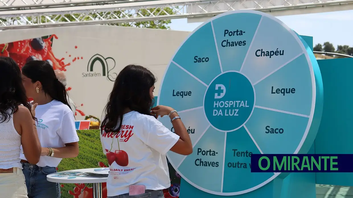 Hospital da Luz Ribatejo aproxima-se dos visitantes da FNA com limonadas, fotografias e brindes