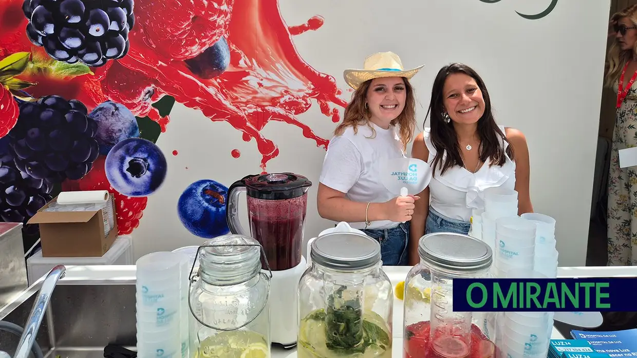 Hospital da Luz Ribatejo aproxima-se dos visitantes da FNA com limonadas, fotografias e brindes