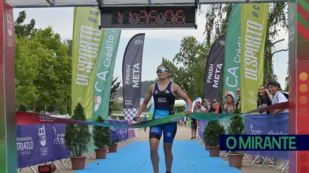 Inês Rico é campeã nacional de triatlo de distância olímpica