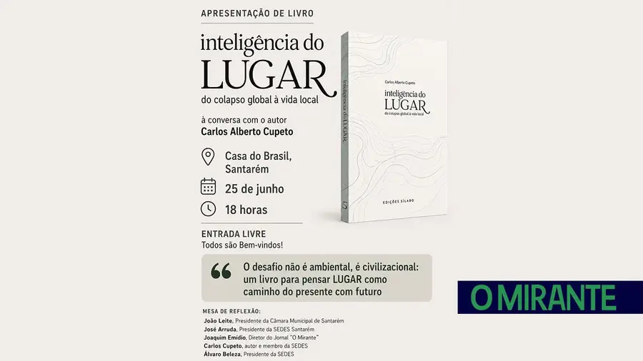 “A inteligência do Lugar: do colapso global à vida local”.