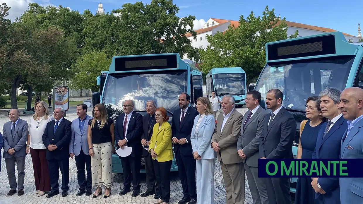 Lezíria do Tejo recebeu 16 autocarros eléctricos para a rede de transportes públicos
