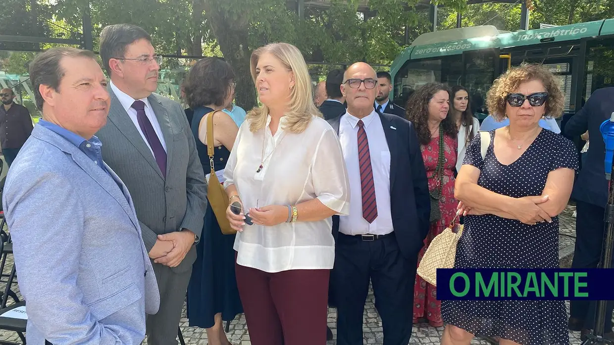 Lezíria do Tejo recebeu 16 autocarros eléctricos para a rede de transportes públicos