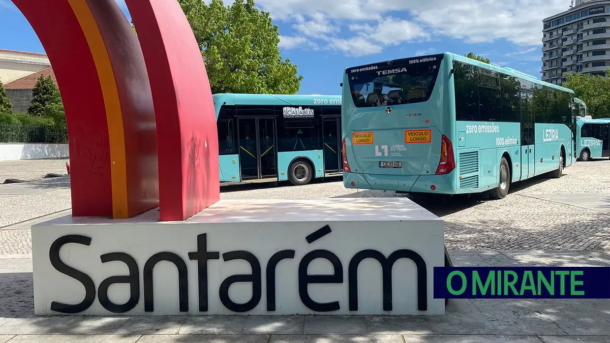 Lezíria do Tejo recebeu 16 autocarros eléctricos para a rede de transportes públicos