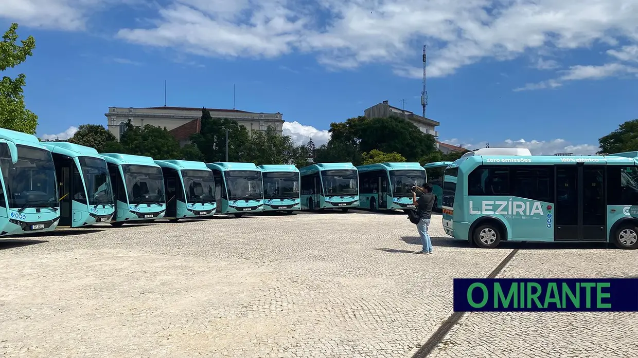 Lezíria do Tejo recebeu 16 autocarros eléctricos para a rede de transportes públicos