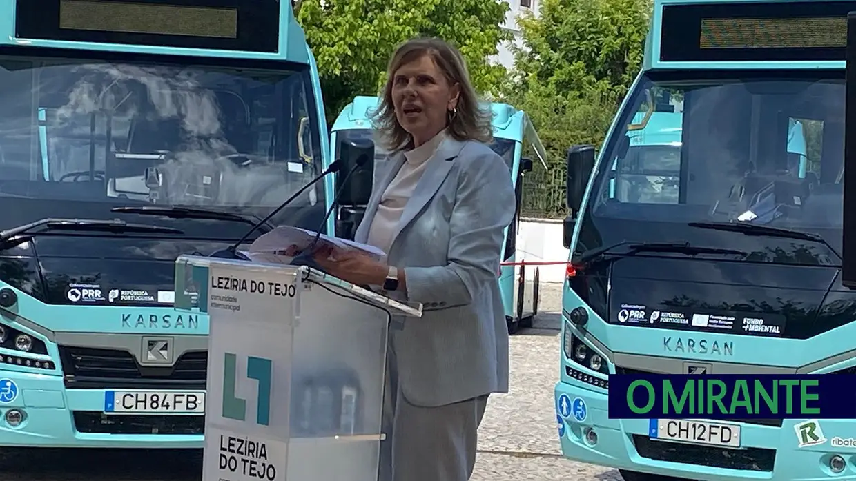 Lezíria do Tejo recebeu 16 autocarros eléctricos para a rede de transportes públicos