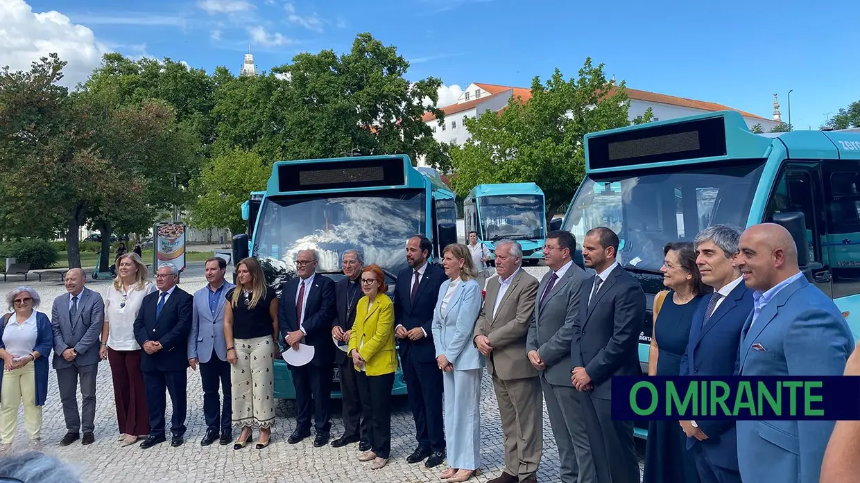 Lezíria do Tejo recebeu 16 autocarros eléctricos para a rede de transportes públicos