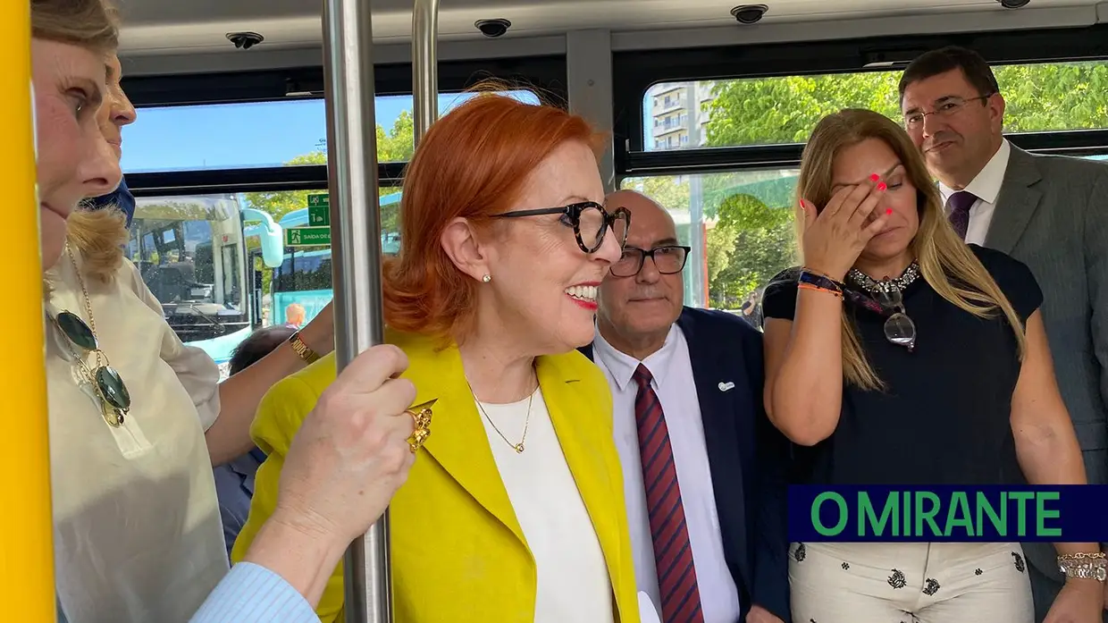 Lezíria do Tejo recebeu 16 autocarros eléctricos para a rede de transportes públicos