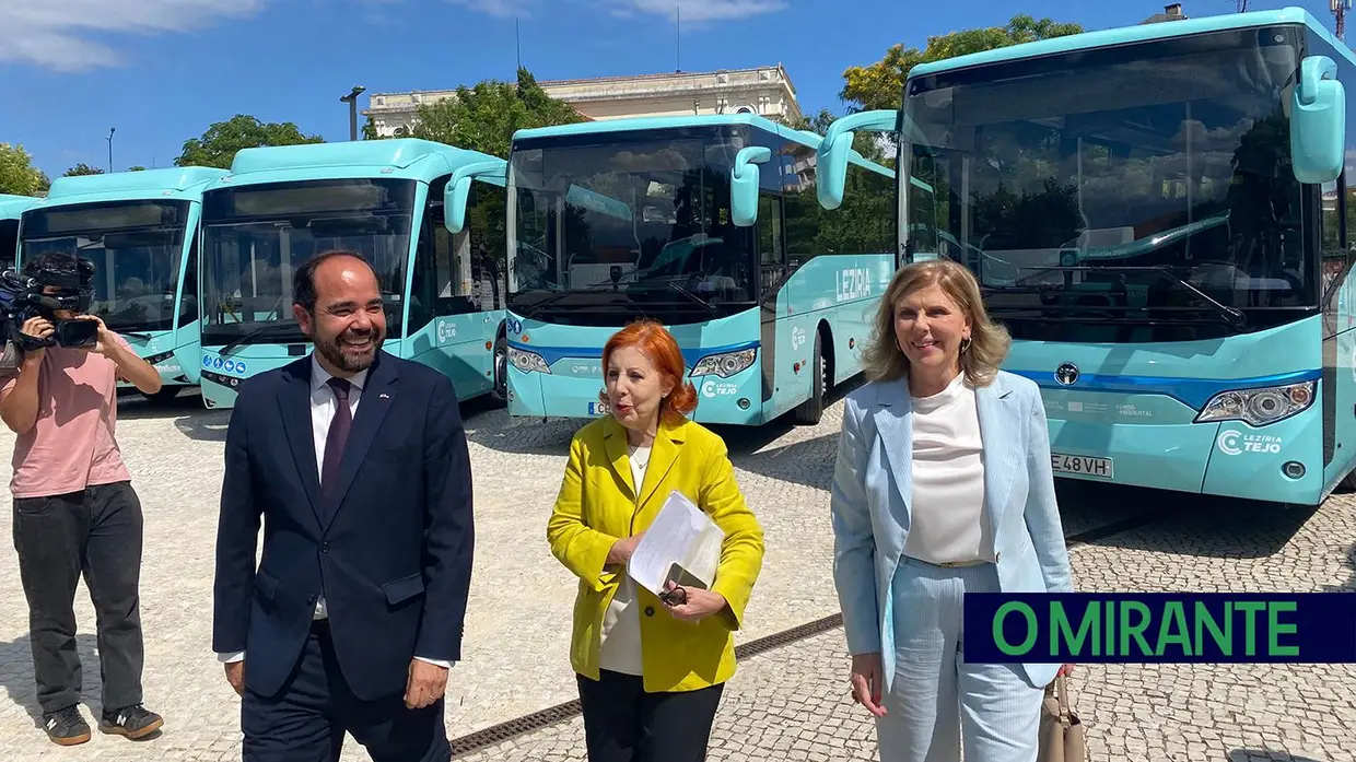 Lezíria do Tejo recebeu 16 autocarros eléctricos para a rede de transportes públicos