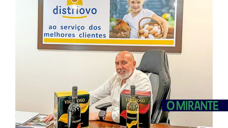 Vigoroso é o vinho próprio da Distriovo e já surge em restaurantes da região