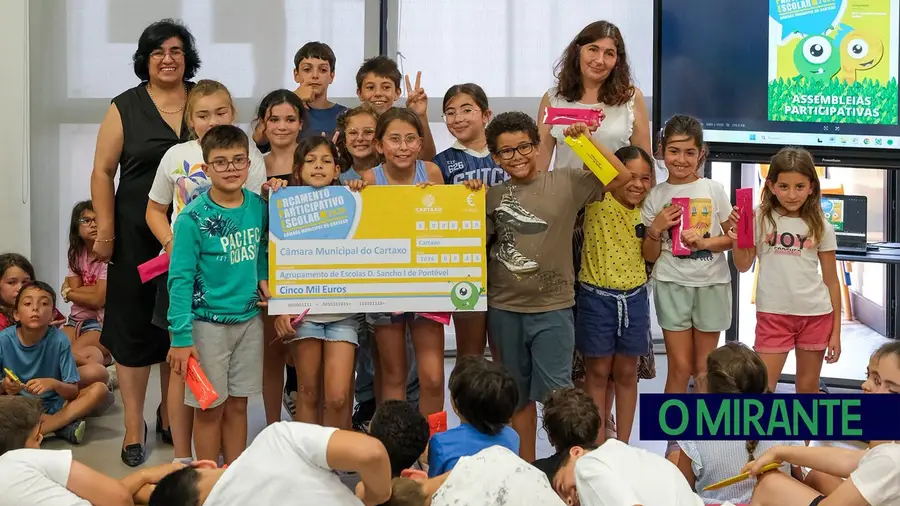 Alunos do Cartaxo e de Pontével vão decidir melhorias nas suas escolas