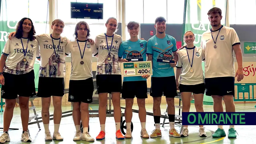 Caixeiros conquistam 12 pódios no Open de Teqball de Gijón