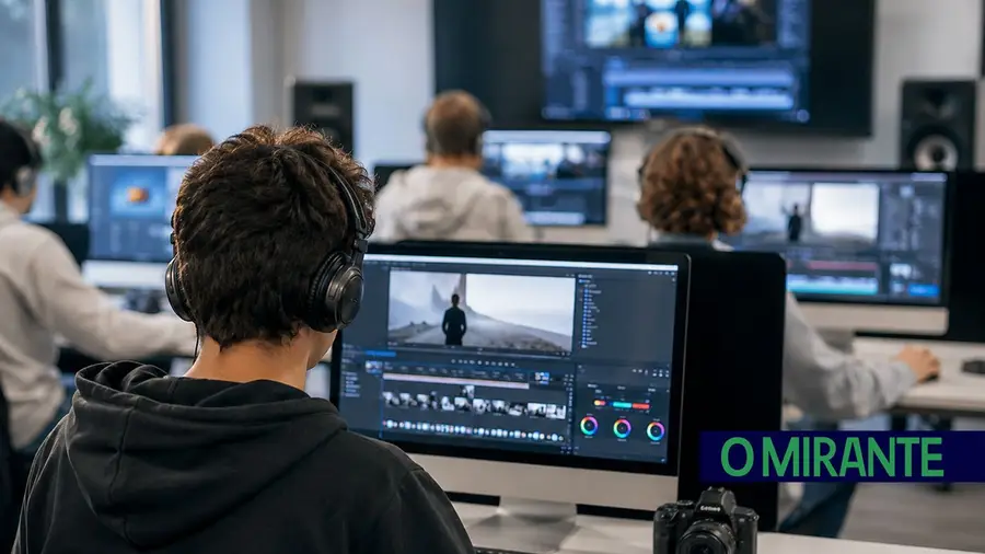 alunos escola informatica tecnologias polo tecnologico ilustrativ