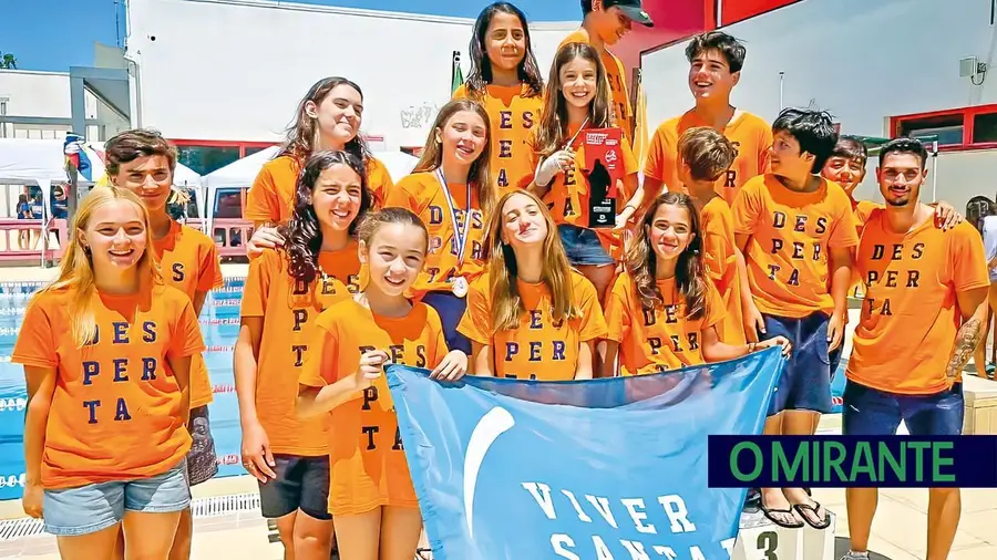 A equipa de natação da Viver Santarém