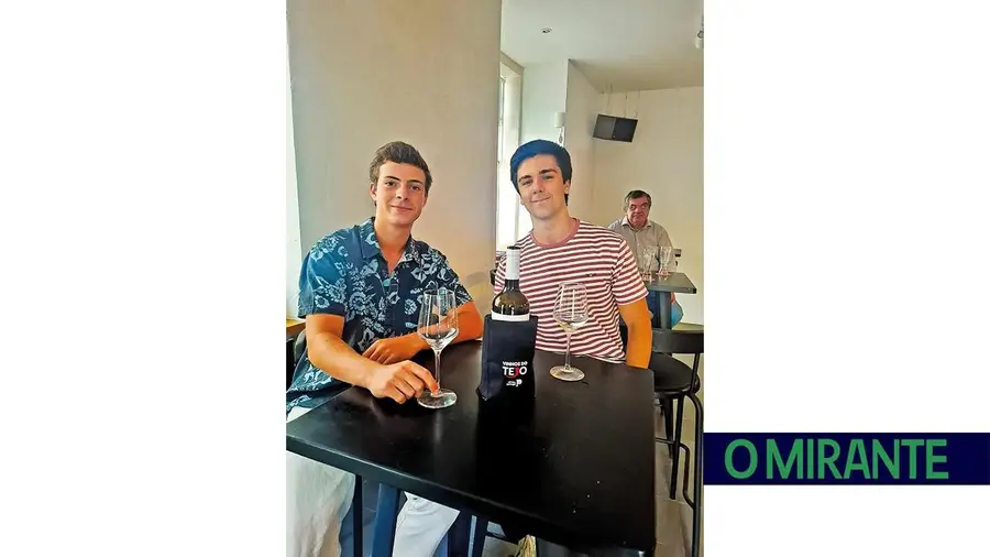 João Canelas e Francisco Saldanha foram apanhados pela objectiva de um colaborador de O MIRANTE