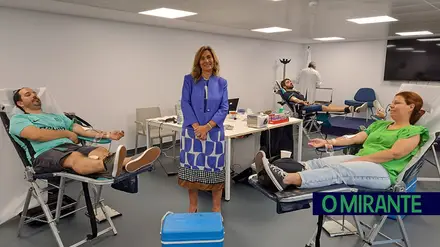 Presidente do IPST destaca papel do Ribatejo na dádiva de sangue