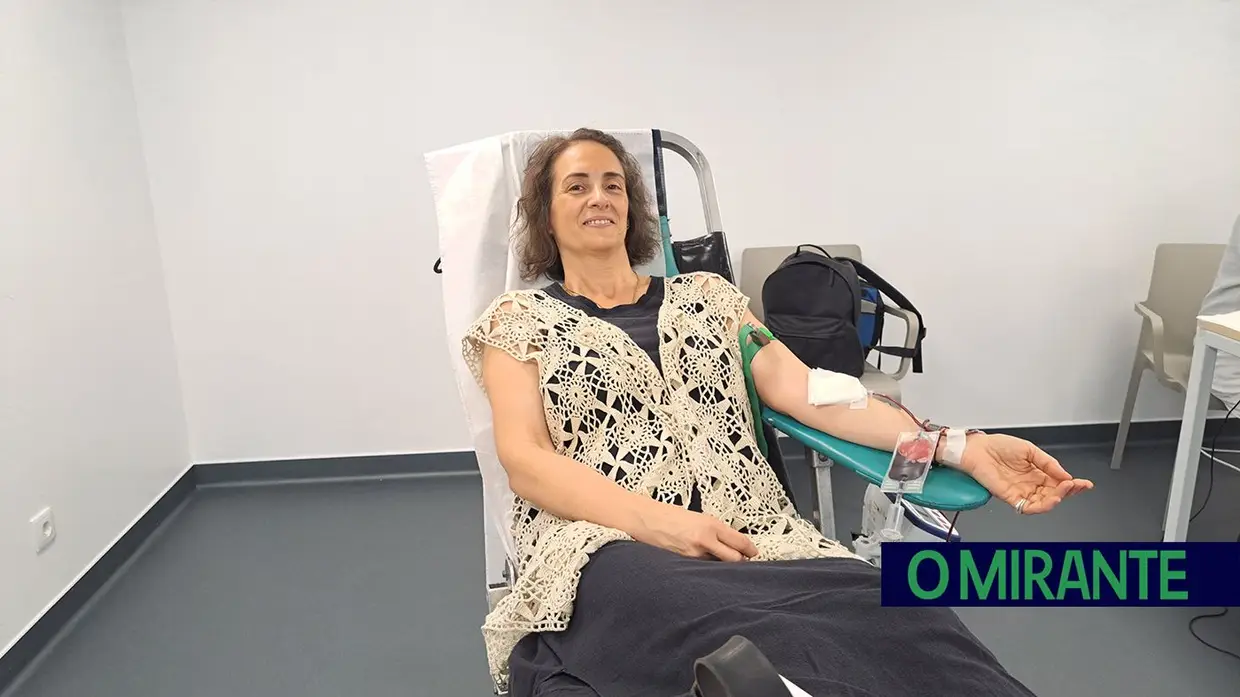 Presidente do IPST destaca papel do Ribatejo na dádiva de sangue