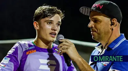 Tomás Santos conquista pódio e confirma ambição no Nacional de Supercross