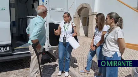 Unidade móvel leva prevenção contra o calor às ruas de Salvaterra de Magos