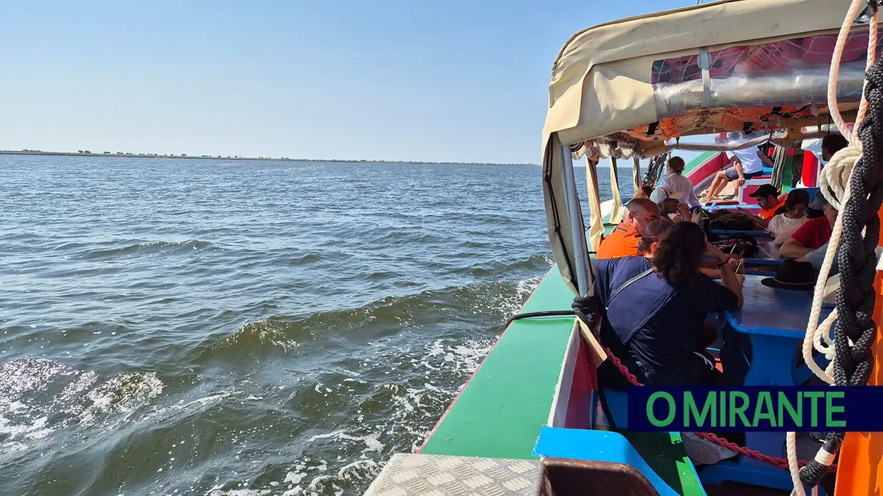 Varino Liberdade levou visitantes à descoberta dos mouchões do Tejo