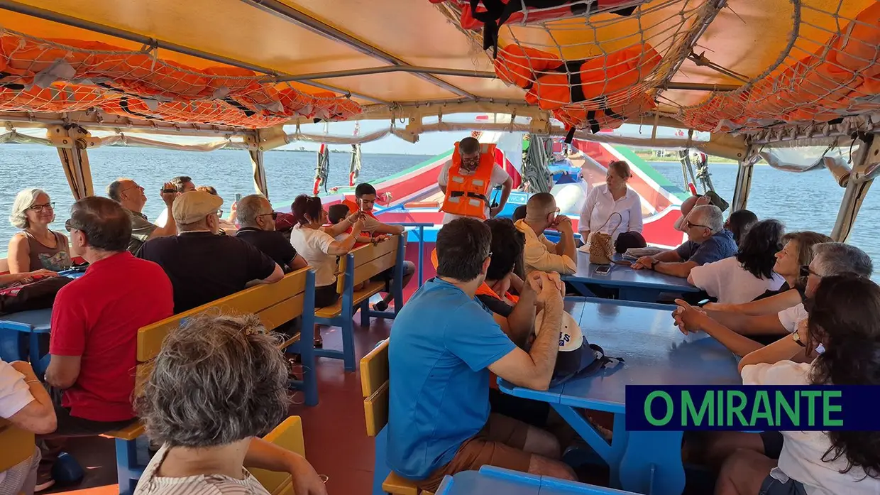 Varino Liberdade levou visitantes à descoberta dos mouchões do Tejo