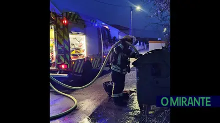 Explosão em camião do lixo fere trabalhador municipal em Tomar e mobiliza PJ