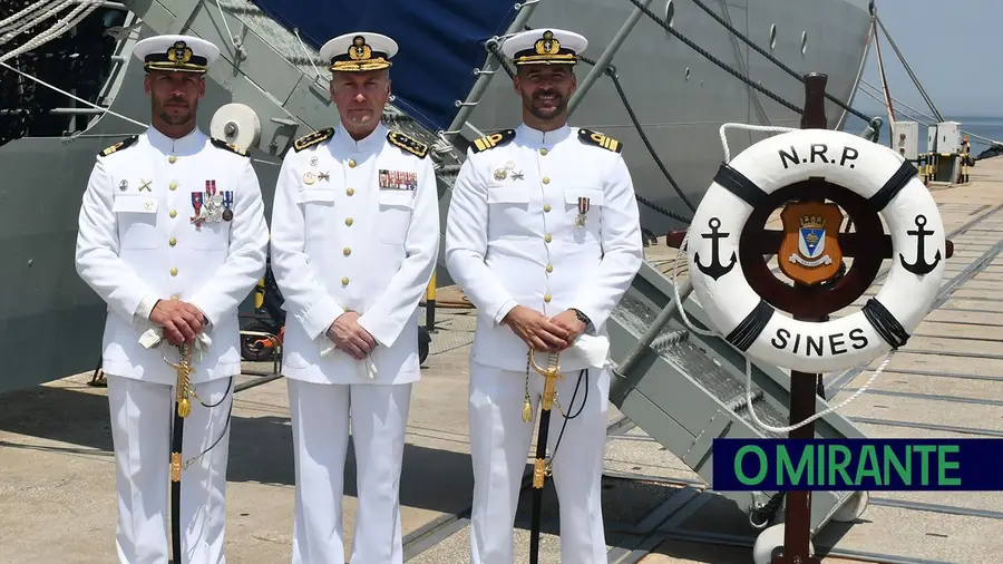 Militar natural da Barquinha é o novo comandante do navio Sines