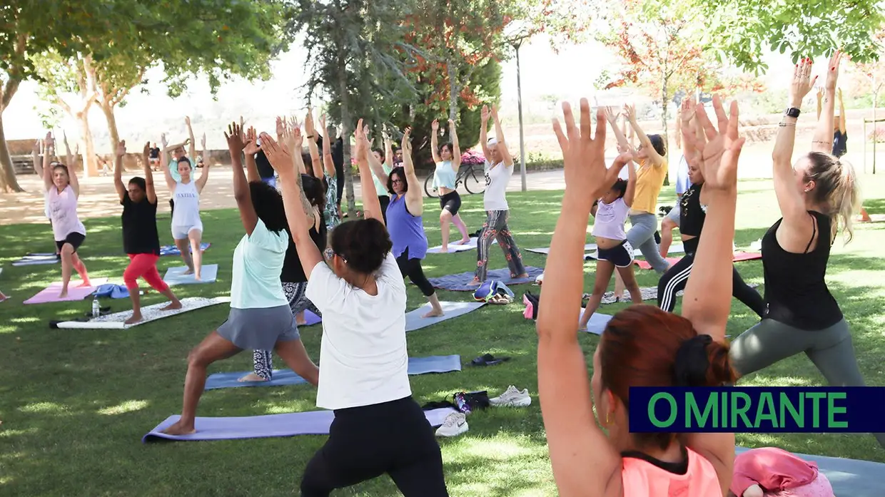 Yoga nos Jardins das Portas do Sol desafia Santarém a abrandar